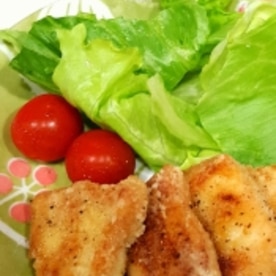 離乳食完了期 手づかみ食べに 簡単 カジキの唐揚げ レシピ 作り方 By ポニポニ2323 楽天レシピ